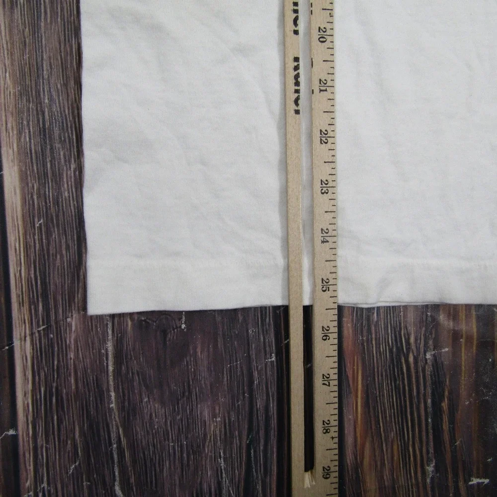 Vintage Screen Stars Best Park Forest Scenic Shirt Mens L White SingleStitch Tee